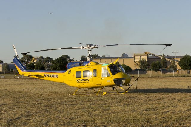 Bell UH-1V Iroquois (VH-UHX) - Rotorwing Helicopter Services (VH-UHX) Garlick Bell UH-1H at Wagga Wagga Airport