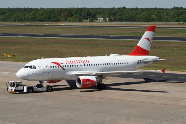 Airbus A319 (OE-LDD) - Airbus A319-112, Austrian Airlines, OE-LDD, EDDT Airport Berlin-Tegel, 07.May 2018