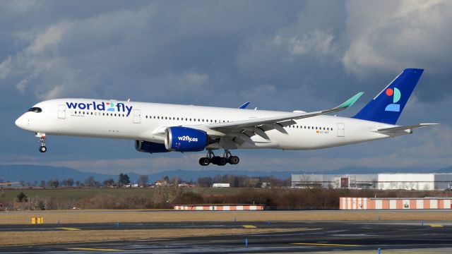 Airbus A350-900 (EC-NZF) - Airbus A350-941 World2Fly, Punta Cana (PUJ) - Prague (PRG), Feb 1, 2024