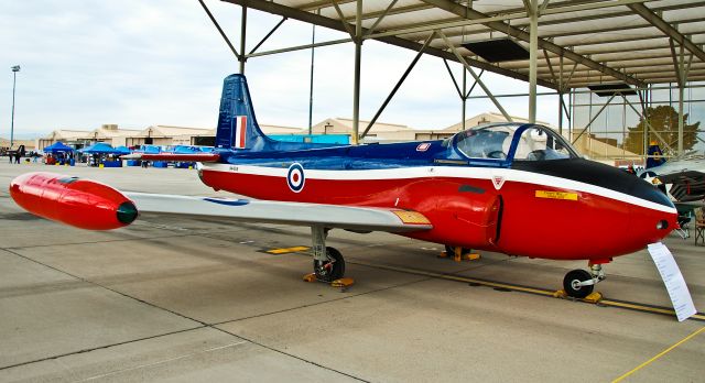 HUNTING PERCIVAL P-84 Jet Provost (N4421B) - 1965 British Jet Provost MK-3A Pilot Training Aircraft T-3A  N4421B (cn PAC/W/11803) - Nellis Air Force Base (KLSV) Aviation Nation 2011 TDelCoro