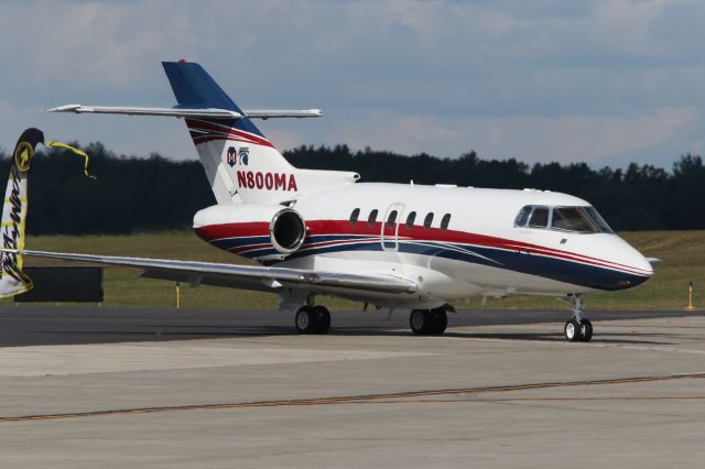 Hawker 800 (N800MA) - Arriving during Airshow