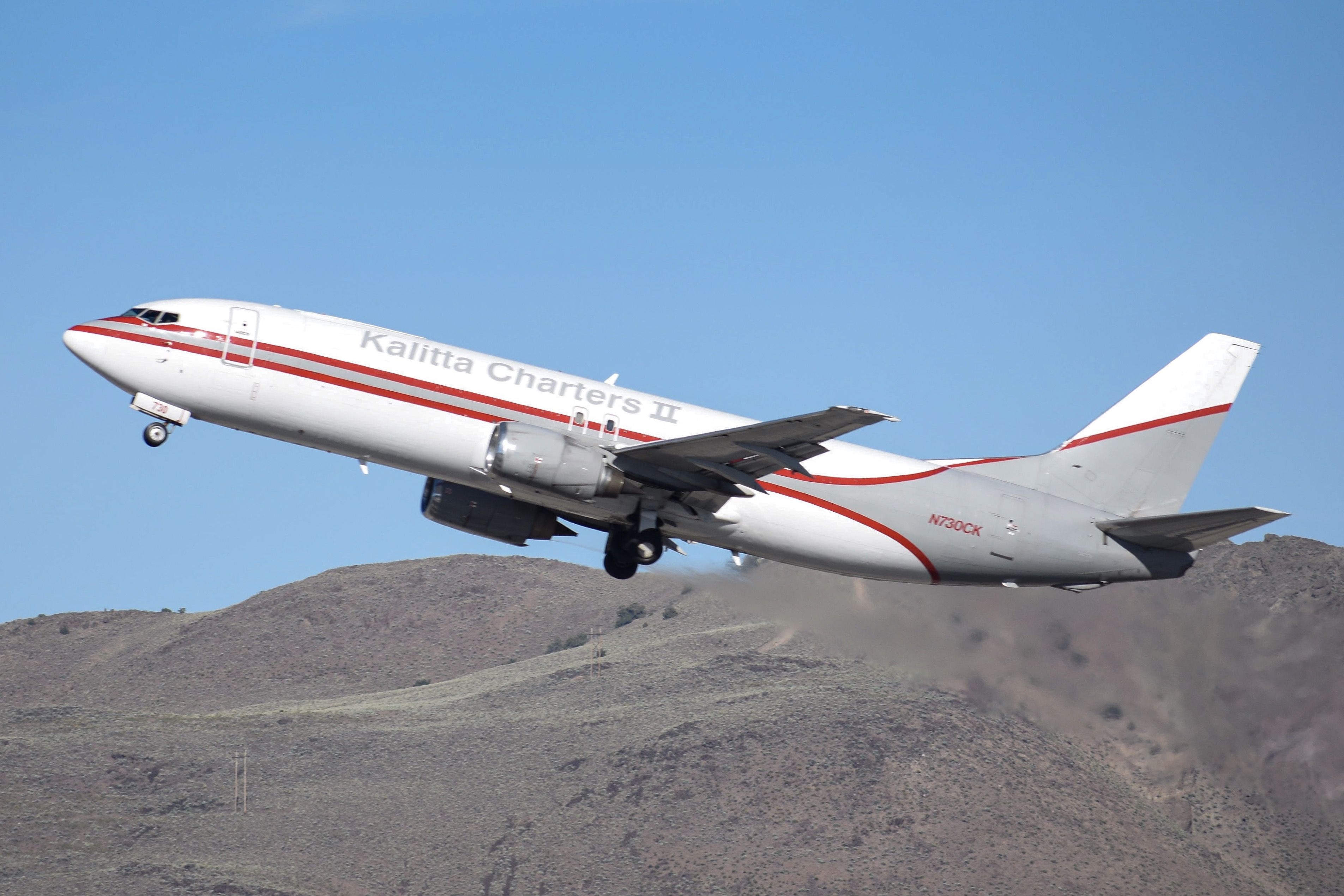 BOEING 737-400 (N730CK) - Off of 34L for Phoenix