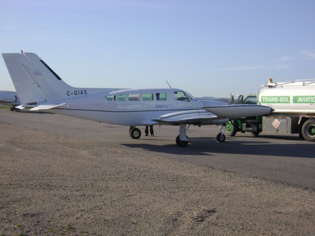 Cessna 402 (C-GIAS) - Formerly Belonging To Air Satellite, But Bought Over By Exact Air.