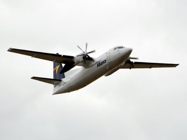 Fokker Maritime Enforcer (VH-FKV) - Getting airborne off runway 23. Tuesday 27th December 2011.