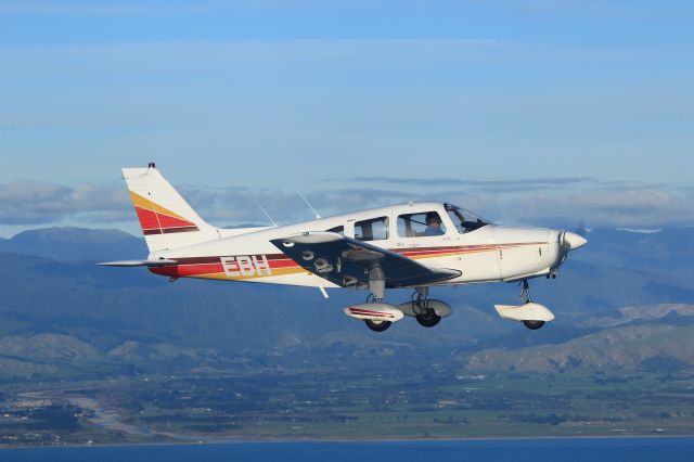 Piper Cherokee (ZK-EBH) - Leaving the Manawatu en route NZOM