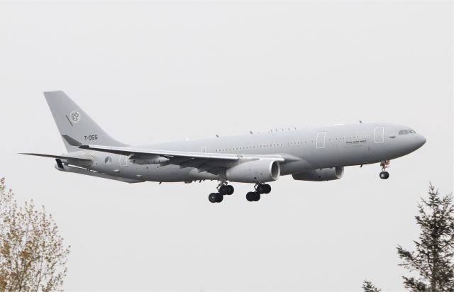 Airbus A330-200 (T055) - "multi98" royal netherlands air force a330-243mrtt t-055 landing at shannon 23/4/21.