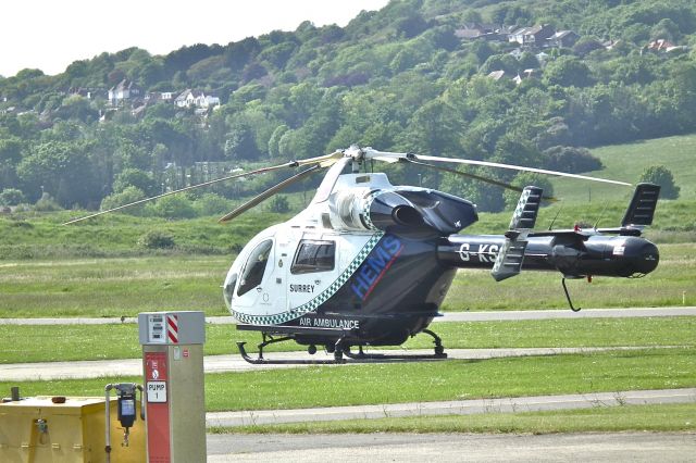 G-KSSH — - Hemms helecopter in to refuel at Shoreham Airfield