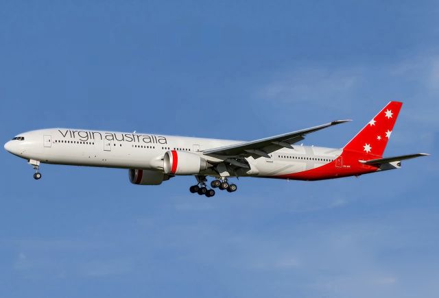 BOEING 777-300 (VH-VPF) - VIRGIN AUSTRALIA - BOEING 777-3ZG(ER) - REG VH-VPF (CN 37940) - SYDNEY KINGSFORD SMITH INTERNATIONAL AIRPORT NSW. AUSTRALIA - YSSY 17/1/2014