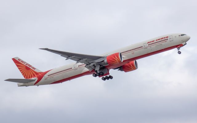 BOEING 777-300ER (VT-ALQ) - Extremely rare Air India diversion to Buffalo! 