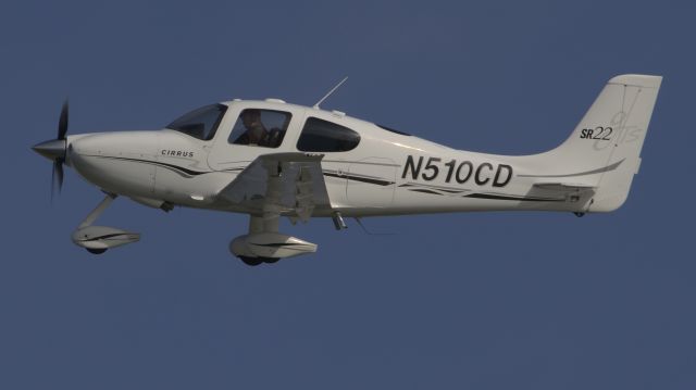 Cirrus SR-22 (N510CD) - Takeoff from Juneau.  I wasn't able to get a dramatic backdrop, but at high res a pilot profile.