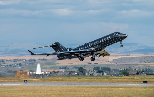 Bombardier Global Express (N730DD) - Sweet GLEX blasting out of BZN