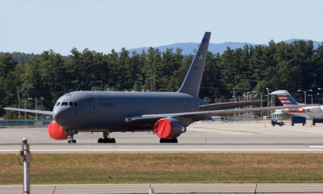 Boeing KC-46 Pegasus (1646015) - One of a few KC46's temporarily parked at MHT while PSM undergoing runway maintenance.