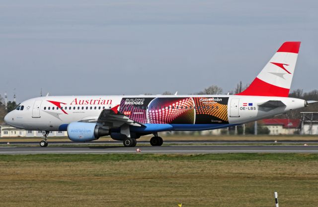 Airbus A320 (OE-LBS) - ESC - Eurovision Song Contest 2015 in Vienna special cs