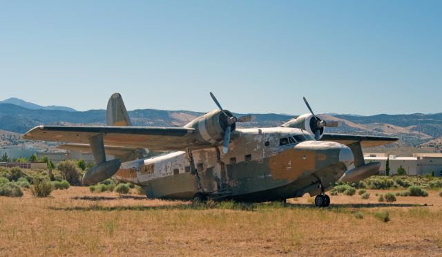 N7141H — - Angled view of an albatross on the north side of Carson City Airport waiting for rejuvenation.