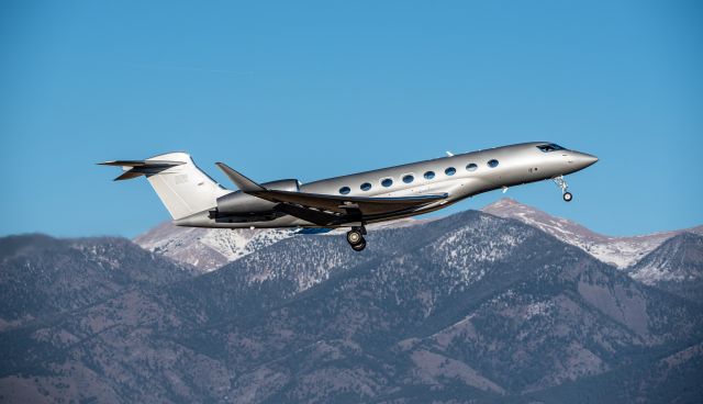 Gulfstream Aerospace Gulfstream G650 (N3ED) - G650ER departing BZN. 11-28-2023