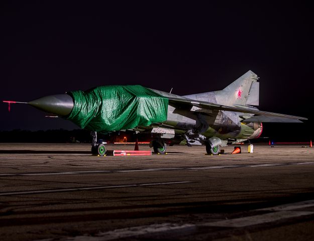 MIKOYAN MiG-27 Bahadur (N23UB) - N23UB sitting on the Avflight ramp at Willow Run.br /br /8/4/2023