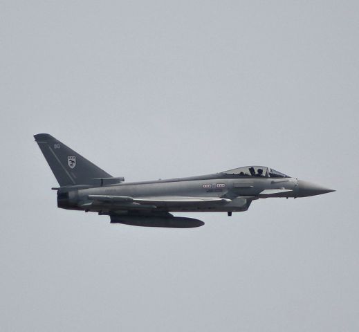 EUROFIGHTER Typhoon — - The future of the RAF performing over the Clacton beach