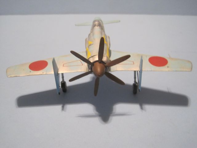 — — - 1/72 scale model of Kyushu Shinden, or Magnificent Lightning.  Flew in prototype form only for Japanese Navy.