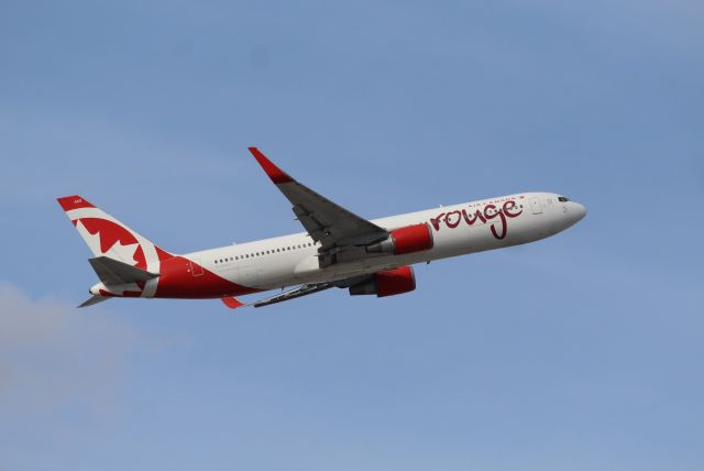 BOEING 767-300 (C-GHLU) - Air Canada Rouge (RV) C-GHLU B767-3333 ER [cn30851]br /Fort Lauderdale (FLL). Air Canada Rouge flight RV1605/AC1605 departs to Montreal Trudeau (YUL).br /Taken from Terminal 1 car park roof level br /br /2018 12 25br /https://alphayankee.smugmug.com/Airlines-and-Airliners-Portfolio/Airlines/AmericasAirlines/Air-Canada-Rouge-RV/