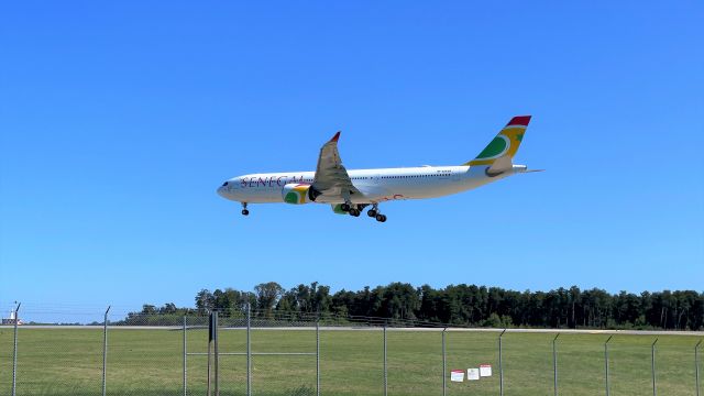 Airbus A330-900 (9H-SZN) - Air Senegal's inaugural service DSS-JFK-BWI.  Operated by Hi Fly Malta.