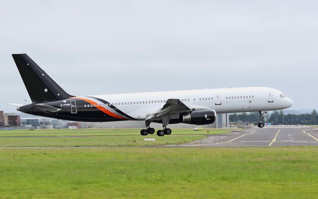 Boeing 757-200 (G-POWH) - titan airways b757-256 g-powh about to land at shannon from lourdes 1/7/17.