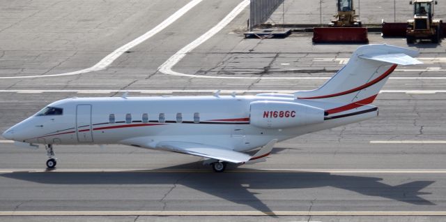 Canadair Challenger 350 (N168GC) - Taken from a UH-1H Huey