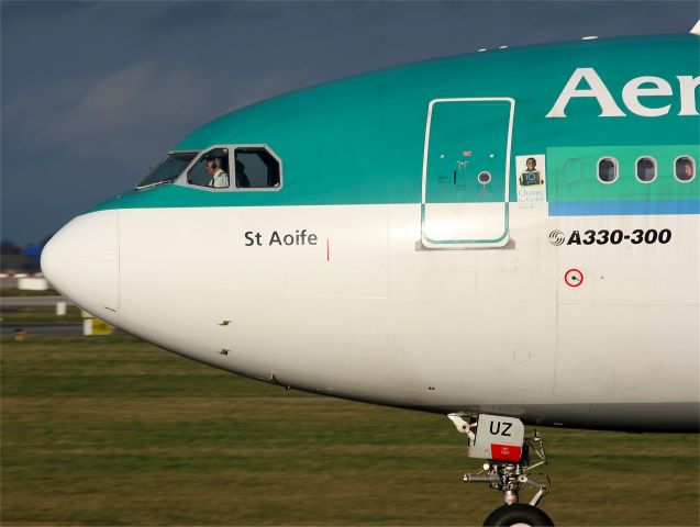 Airbus A330-300 (EI-DUZ) - Operating as the "Shamrock 125" bound for Chicago, IL