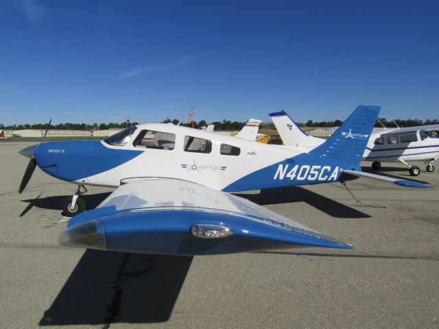 Piper Cherokee (N405CA) - Parked on the ramp 