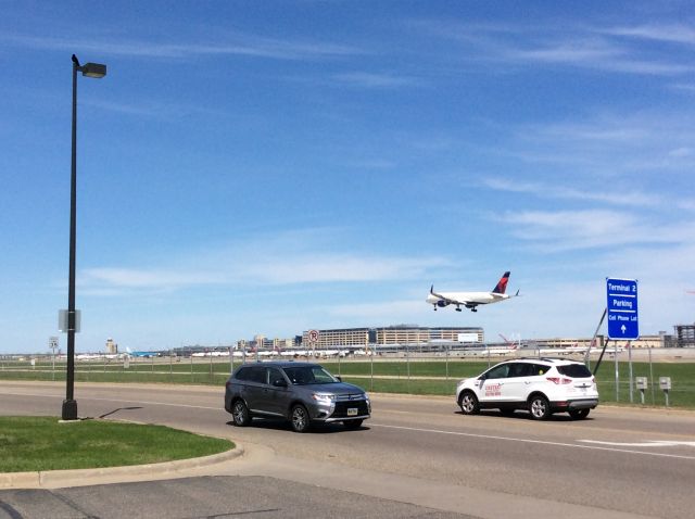 Boeing 757-200 — - The KLM A330 is in the background (read my squawk about KLM flying to MSP)