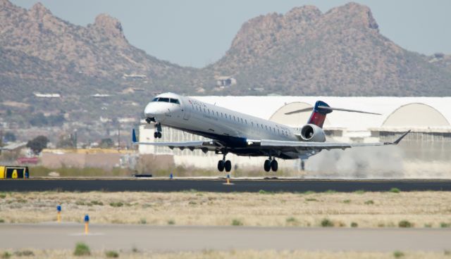 Canadair Regional Jet CRJ-900 (N187PQ) - shot 03/13/2013 Tucson Az