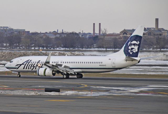 Boeing 737-800 (N568AS) - Seen at KDCA on 2/21/2010