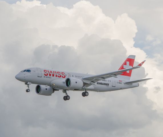 Bombardier CS100 (C-GWXZ) - GVA / Swiss / Bombardier CSeries CS100 / C-GWXZ / 05.06.2016