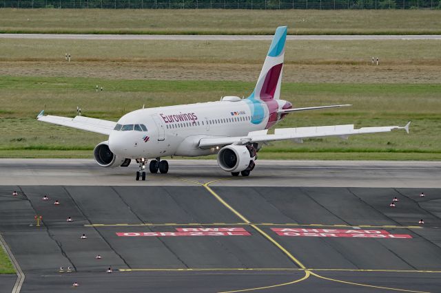 Airbus A319 (D-AKNV) - wanted to get the exit absolutely. turn with active speedbrakes and reverse thrust.