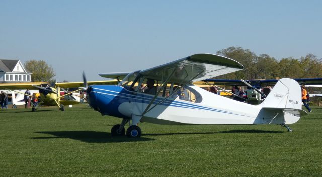 CHAMPION Tri-Traveler (N1885E) - Taxiing to parking is this 1946 Aeronca 7AC Champion Tri-Traveler from the Autumn of 2022.