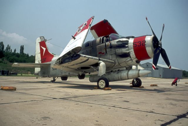 13-2532 — - Flight Test Division's EA-1F.  NATC 6-11-1970