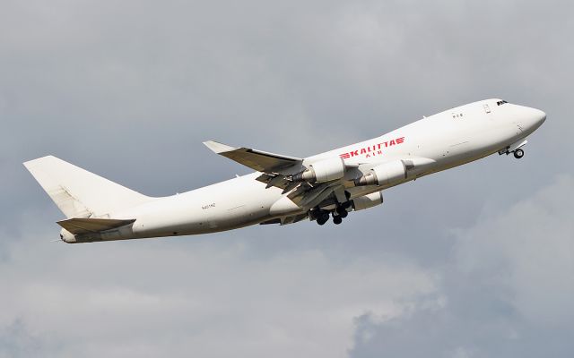 Boeing 747-400 (N401KZ) - kalitta air b747-481f n401kz dep shannon 31/3/18.