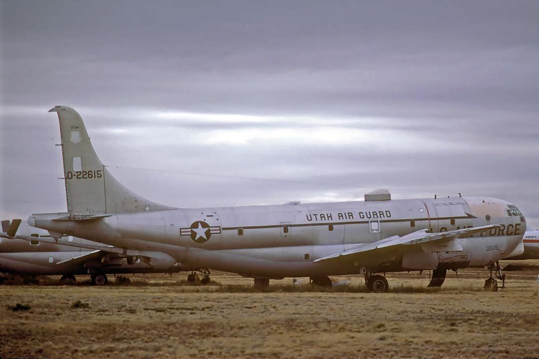 Boeing C-97 Stratofreighter (52-2615) - Utah Air Guard Boeing KC-97L Stratofreighter 52-2615 in storage at MASDC on December 19, 1984.