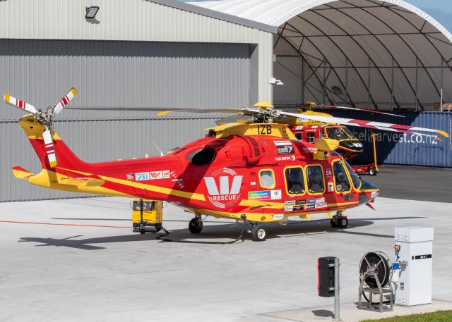 AGUSTAWESTLAND AW-169 (ZK-IZB) - IZB parked at the WPR Base