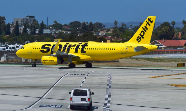 Airbus A320 (N627NK) - Spirit Airlines Airbus A320-200 N627NK in San Diego 