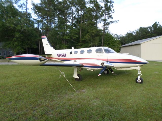 Cessna 340 (N345BK) - At Indigo Aeronautics, LLC. after an oil change, returned to service and ready for its next flight!