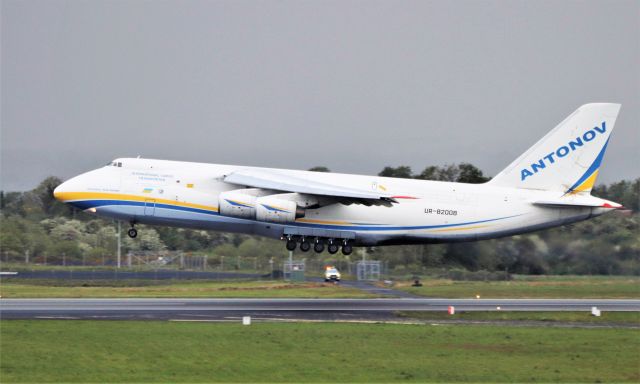 Antonov An-124 Ruslan (UR-82008) - adb an-124-100m ur-82008 dep shannon for goose bay 24/5/21.