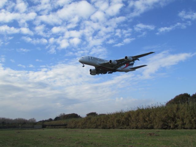 — — - Airbus A380br /Emiratesbr /At FCO