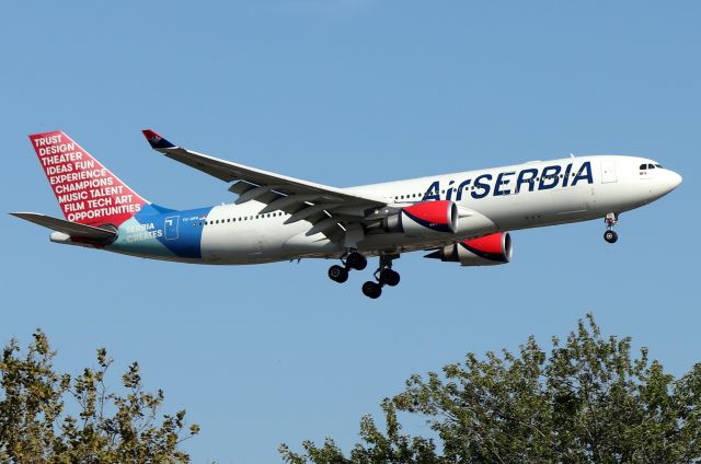 Airbus A330-300 (YU-ARA) - 'Air Serbia 500' arriving from Belgrade Nikola Tesla Airport, Serbia