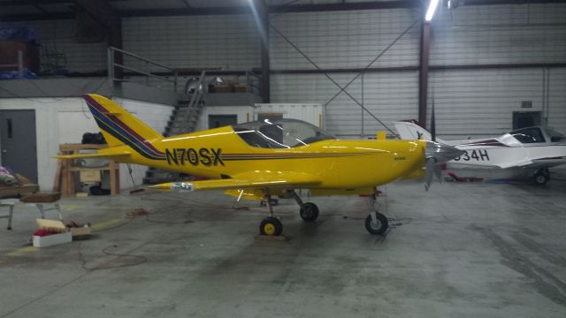 Swearingen SX-300 (N70SX) - In the Maintenance Hangar 