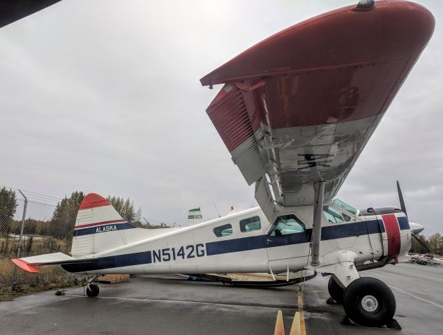 De Havilland Canada DHC-2 Mk1 Beaver (N5142G) - Lake Hood tie-down yard, Anchorage, AH