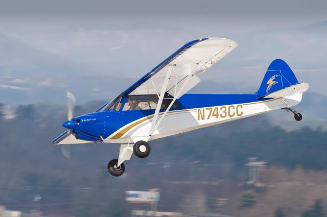 Piper L-18B Cub Special (N743CC) - 9.Feb.2010