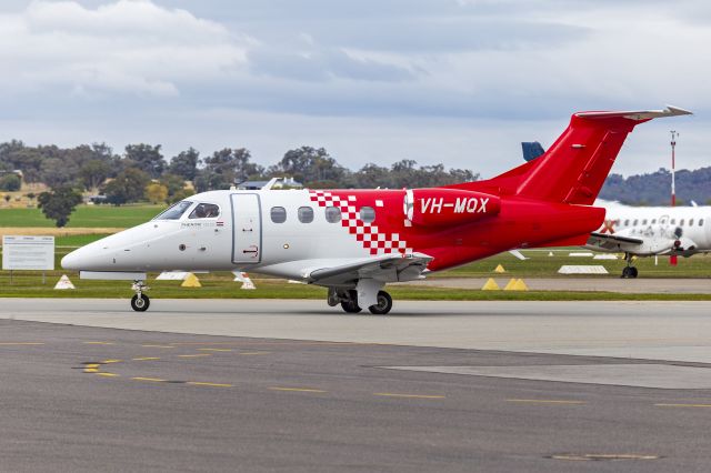 Embraer Phenom 100 (VH-MQX) - Multiquip Poultry (VH-MQX) Embraer Phenom 100EV, operated by Navair, at Wagga Wagga Airport.