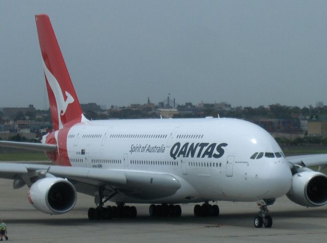 Airbus A380-800 (VH-OQA) - Sydney airport first week of November 2008