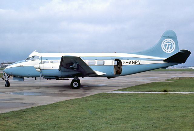 — — - DE HAVILLAND DH-114 HERON 2 - REG G-ANPV (CN ) - HEATHROW LONDON UK - EGGL (6/4/1967)