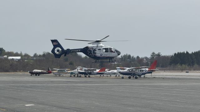 Eurocopter EC-635 (N136KY) - Taking off from KFIT 2025-04-25